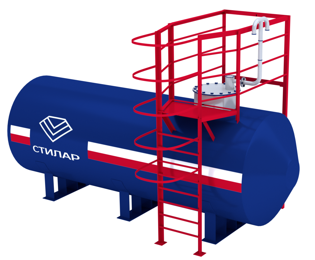 Горизонтальный резервуар РГСН для масла 100 м³ от завода-производителя